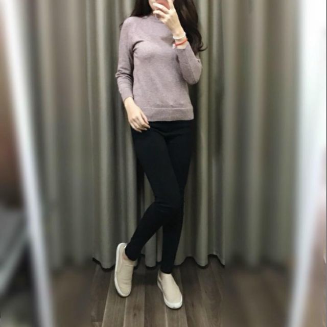 Quần legging lót lông nữ cao cấp GU