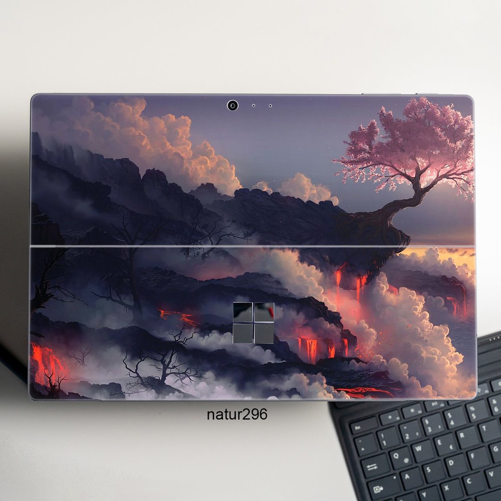 Skin dán hình thiên nhiên x11 cho Surface 3 2015; Go, Go 2, Go 3; Pro 2 3 4 5 6 7 8 9 X