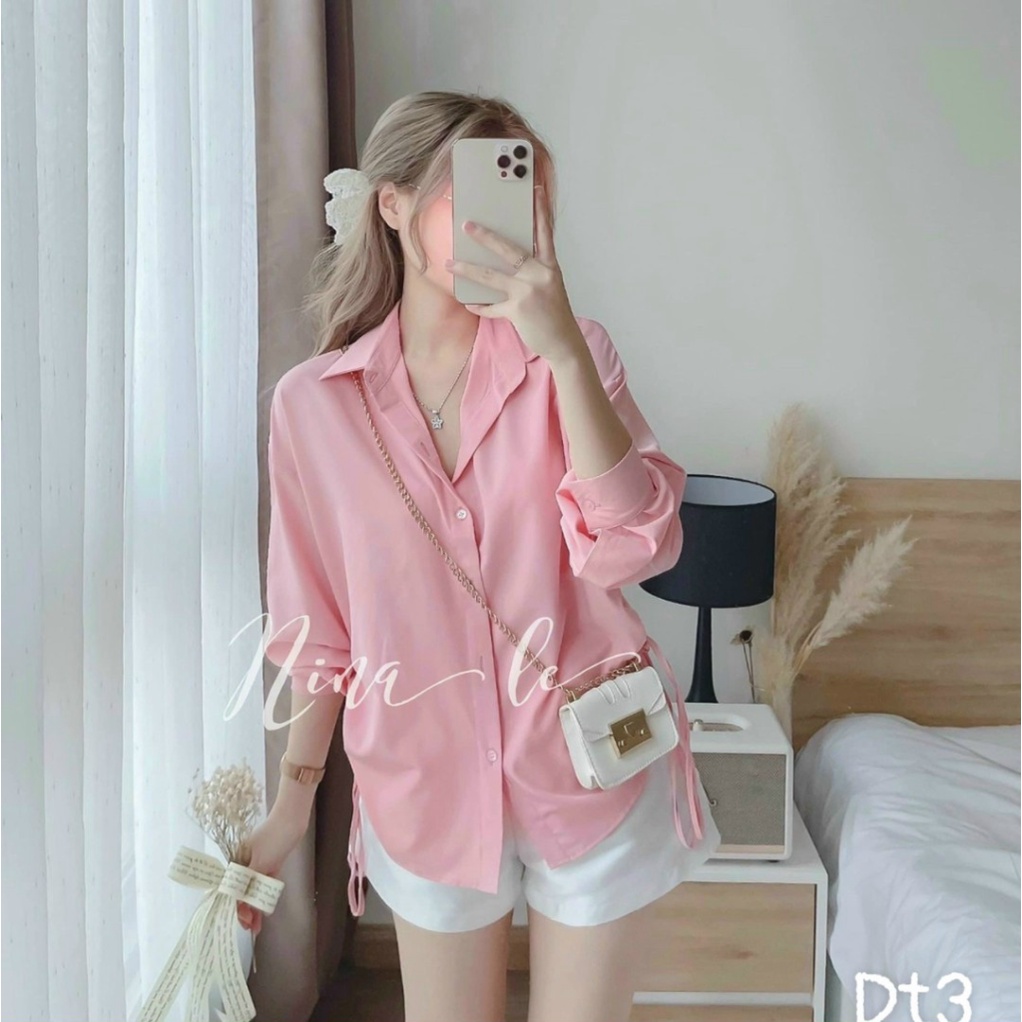 Mẫu Bán Chạy Nhất | Sét Áo Lụa Sơ Mi Form Rộng Phối QUần Tuyết Mưa Cực Đẹp UP