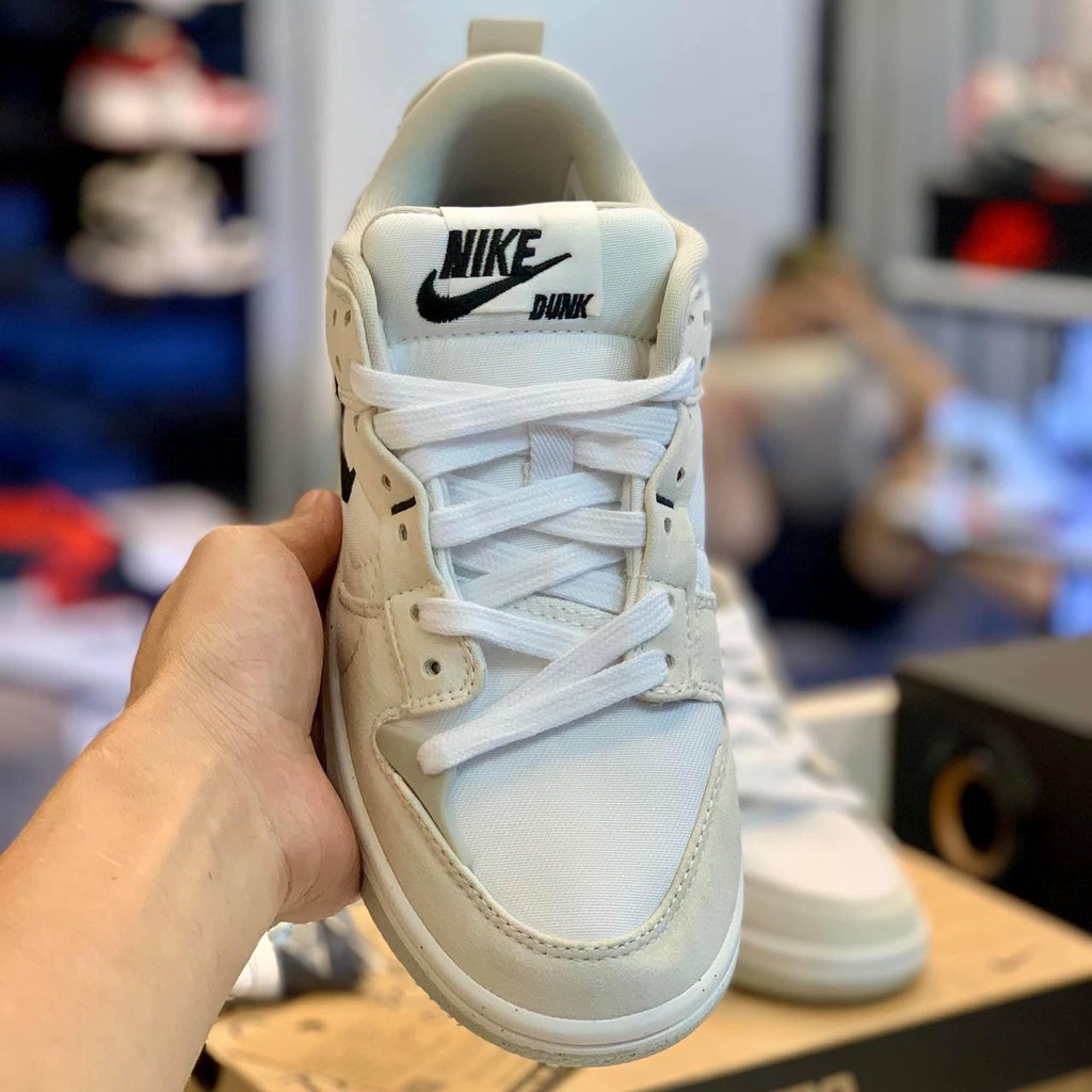 Giày SB Dunk Low Disrupt 2 Pale Ivory màu xám - Bản cao cấp Fullbox và phụ kiện có sẵn +tặng tất