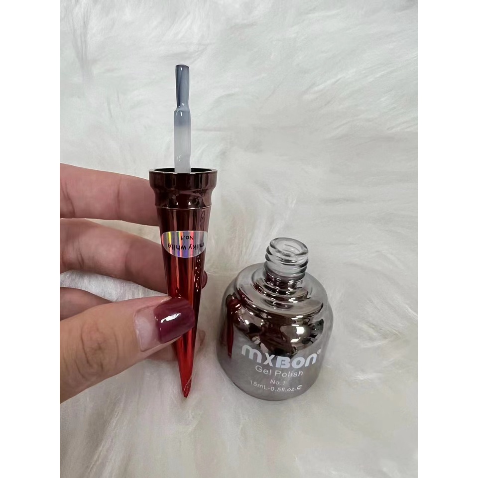 Sơn gel đen trắng, nước gạo, trắng ngà