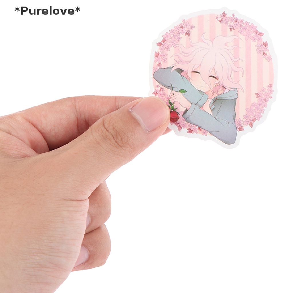 Bộ 50 Miếng Dán Anime Danganronpa PVC Chống Thấm Nước Chuyên Dụng Cho Ván Trượt / Laptop