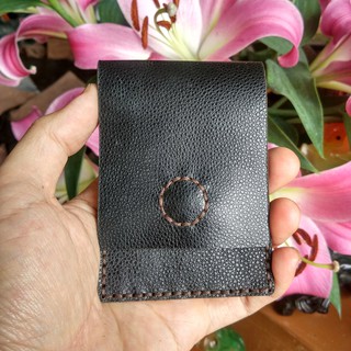 Ví sen mỏng - Ví mini nam DA BÒ - Ví Handmade