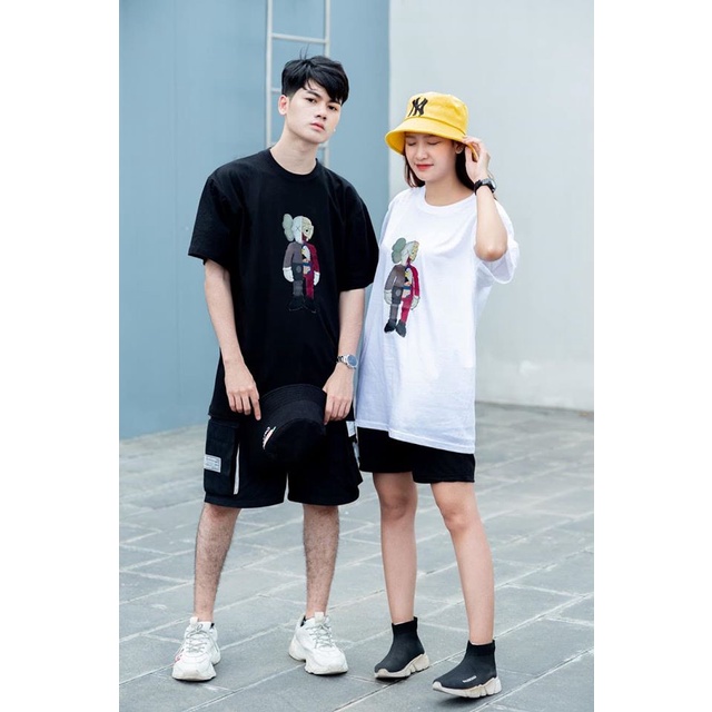 Áo thun tay lỡ vải Cotton form rộng oversize-ATN018