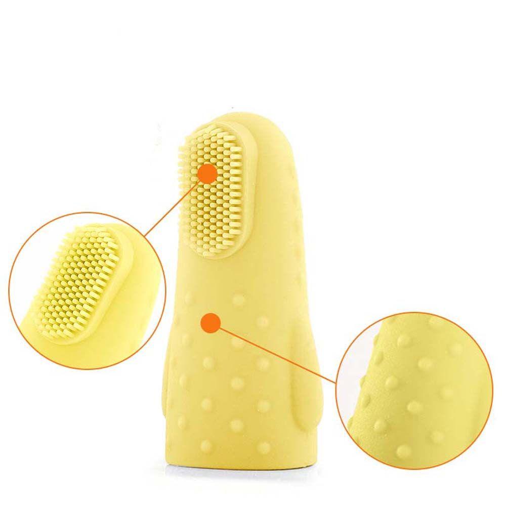 Bàn Chải Silicone Đeo Ngón Tay Chăm Sóc Răng Miệng Cho Bé Sơ Sinh