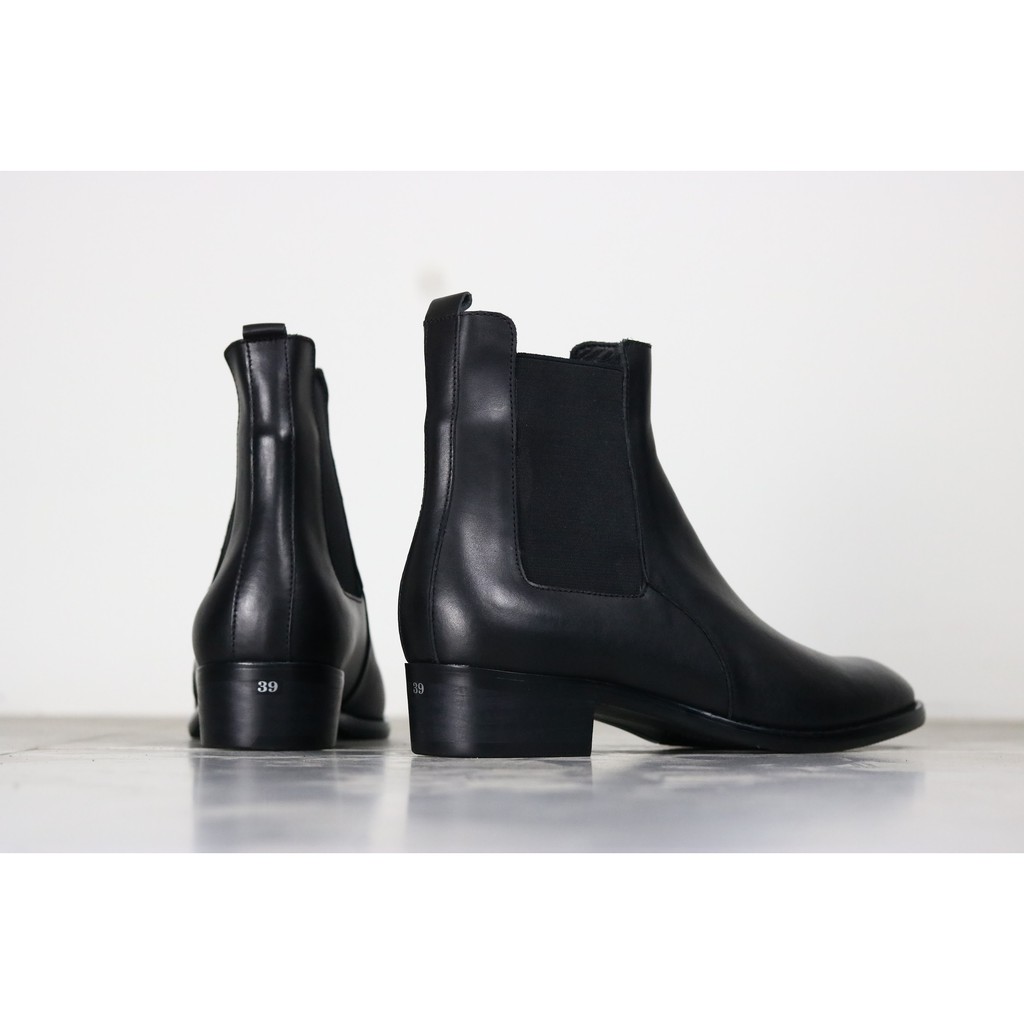 Chelsea Boots Da Bò Đế Phíp Gỗ Streetwear BẢO HÀNH 12 THÁNG. Tặng Phụ Kiện Hộp + Lót