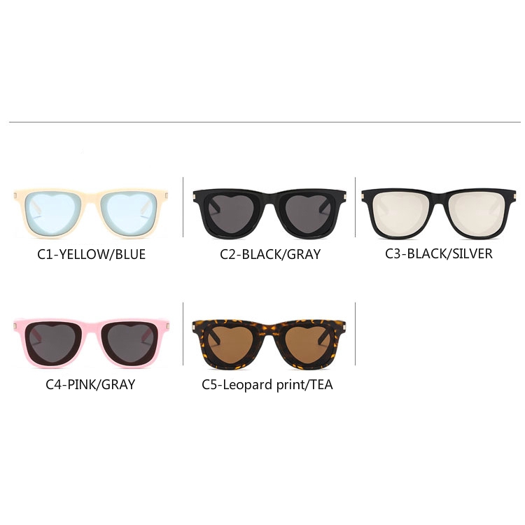 Kính mát Peach Heart Girl Phiên bản Hàn Quốc dễ thương 2020 Cặp đôi tình yêu mới Thời trang