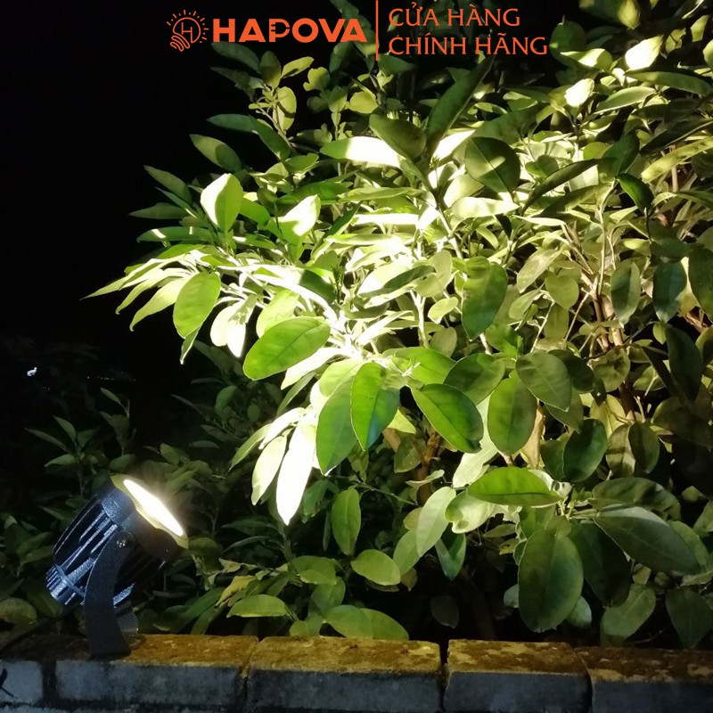 Đèn rọi cột, rọi tường, rọi đá, cắm cỏ  chiếu cây ngoài trời 30w 20w, 10w, 7w MIKO 1203, 302 - AS vàng
