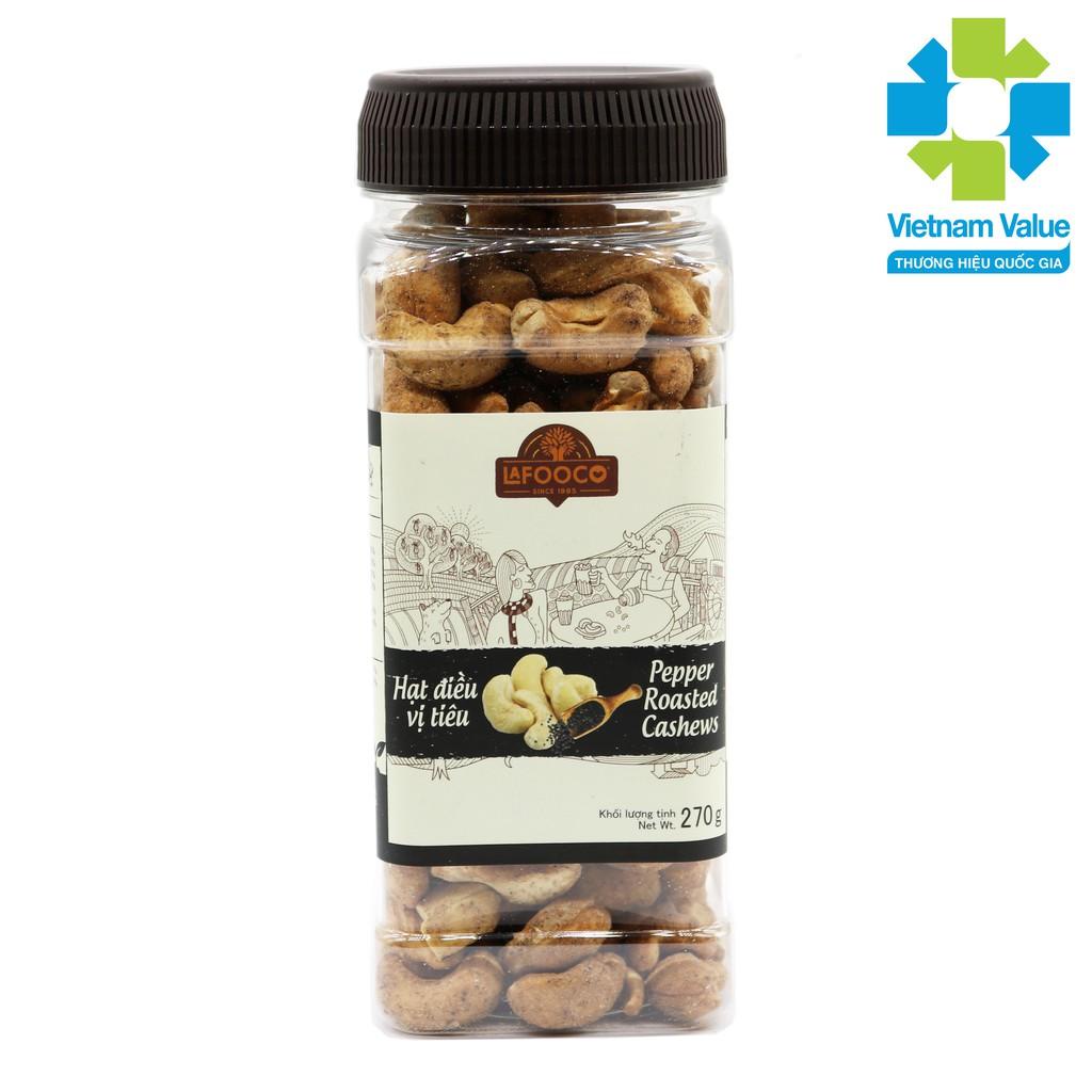 Hạt điều vị tiêu 270g LAFOOCO Pepper Roasted Cashew Nuts