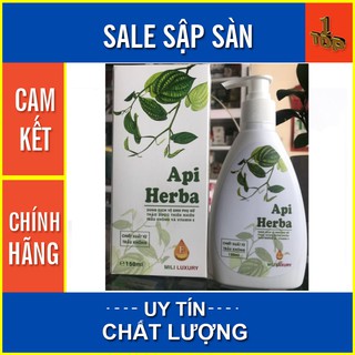 Dung Dịch Vệ Sinh Phụ Nữ Api Herba - Chiết Xuất Từ Trầu Không & Vitamin E Chai 150ml - Top1 pharmacy - apiherba