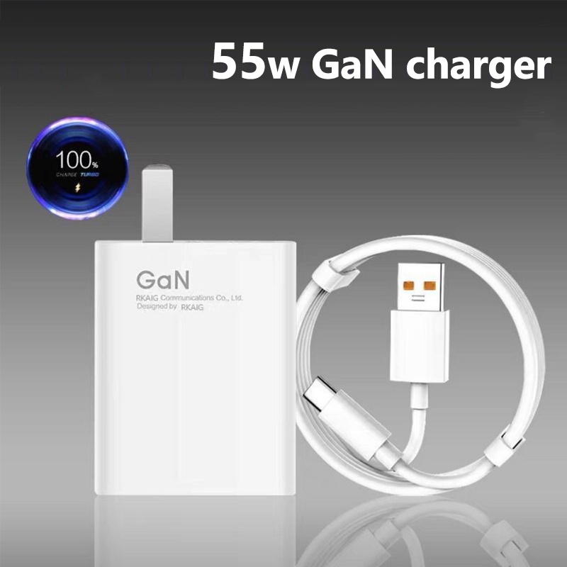 Củ Sạc Nhanh 55W / 67W USB Type C 6A Cho Điện Thoại for Android Xiaomi