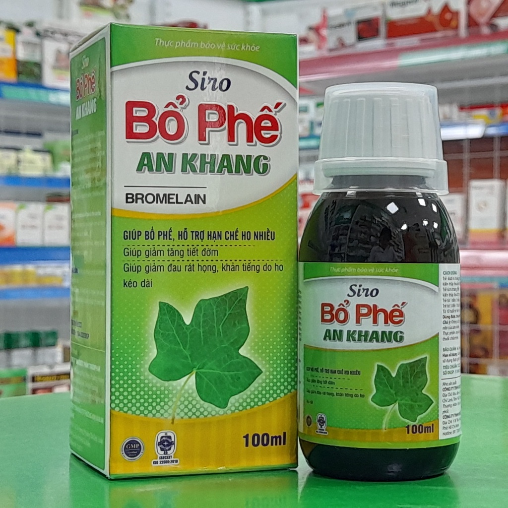 Siro Bổ Phế An Khang- Hỗ trợ hạn chế ho nhiều, giảm tăng tiết đờm, tăng hệ miễn dịch đường hô hấp
