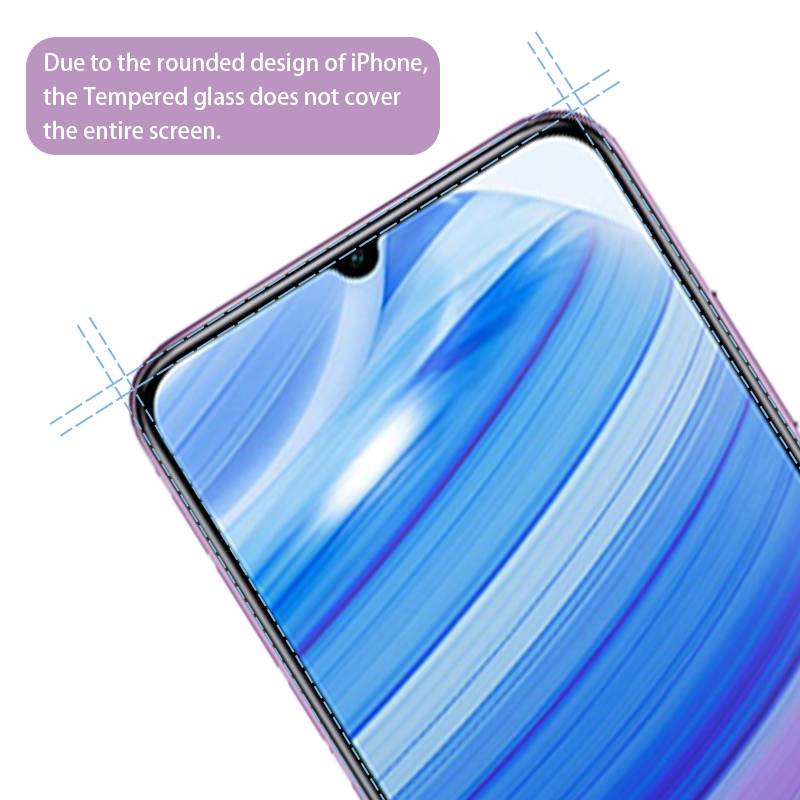 Bộ 3 kính cường lực bảo vệ màn hình cho Redmi Note 9 8 7 Pro 9S 8T 10 10S 10T 9 9T 9A 9C NFC 8A 7A 9AT