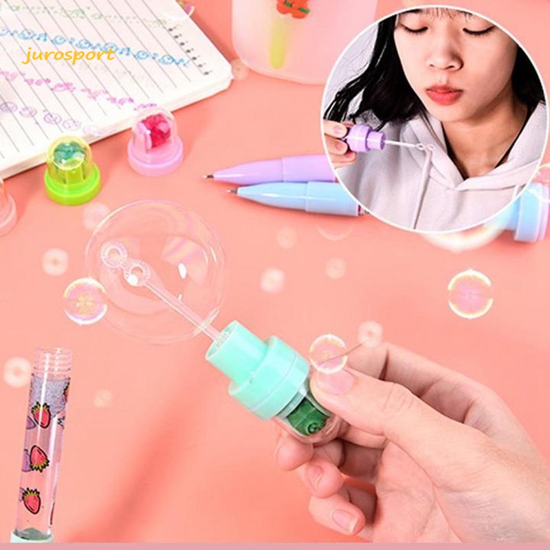Bút Bi 5 Trong 1 Có Thể Xoay Dễ Thương Kèm Con Dấu