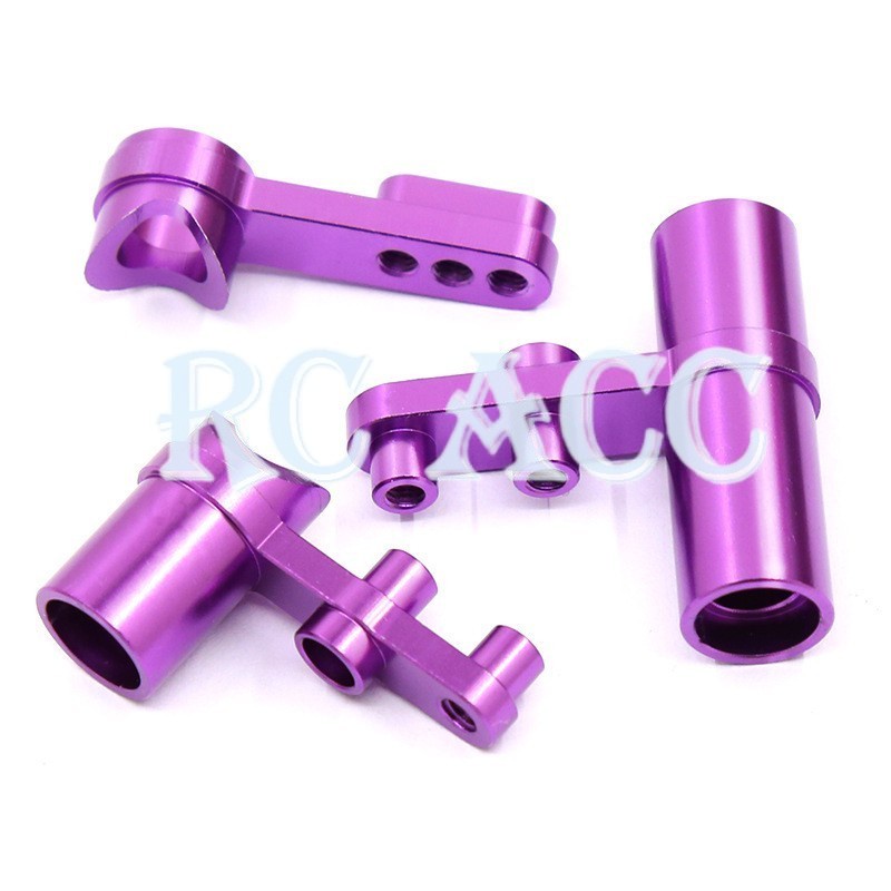 Rc 102057 122057 Bộ Động Cơ Servo Bằng Nhôm Cho Xe Điều Khiển HSP 1:10 94122 94188 94123 94111 94101 94103 94108 94107 Rc