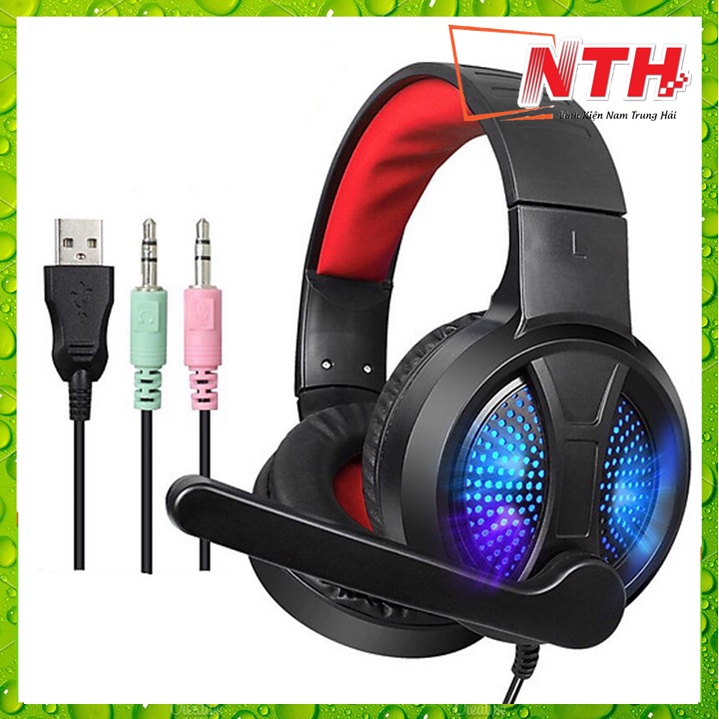 Tai nghe gaming A69 Đèn LED RGB có MIC dành cho game thủ