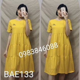 Đầm bầu thời trang dạ hội BBA - váy bầu mùa hè chất cotton