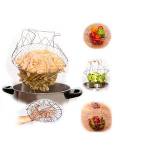 Rổ nhúng thức ăn, chiên, trần 12 công dụng