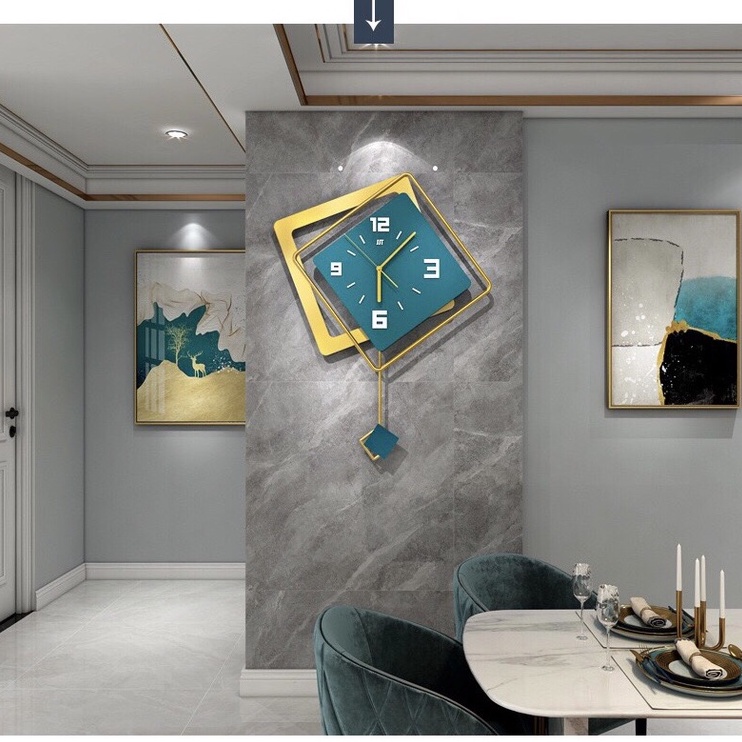 Đồng hồ treo tường phong cách Châu Âu T3HOME sang trọng 2021 trang trí decor phòng khách phòng ngủ nghệ thuật quà tặng