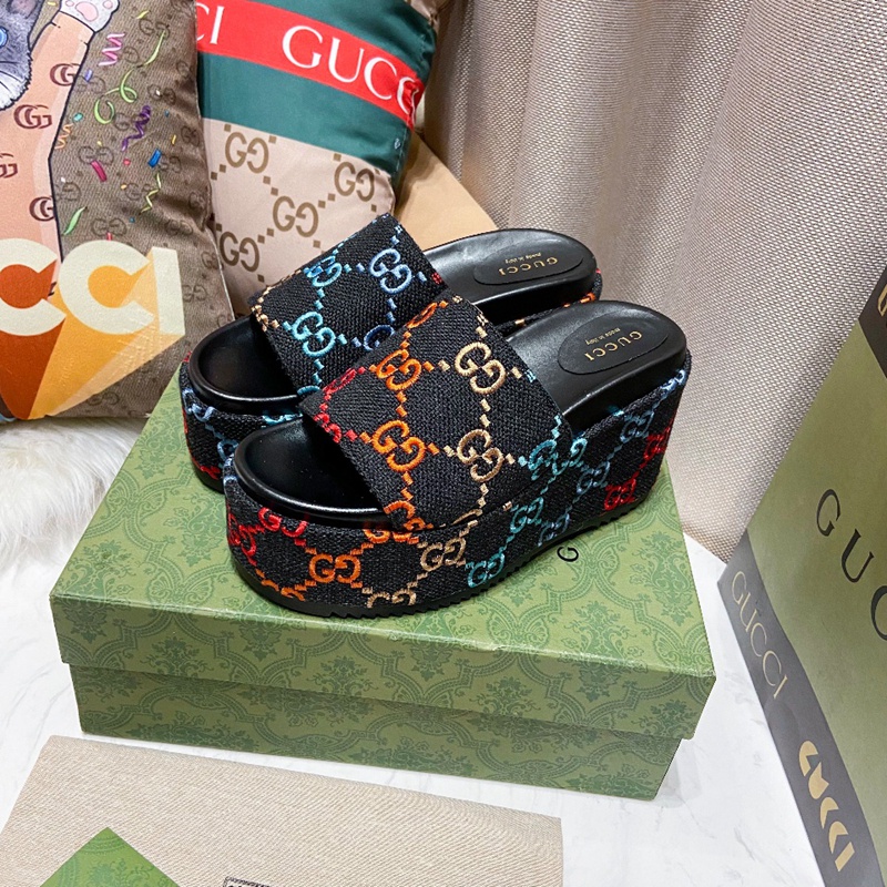 Dép Đế Xuồng Cao Su Lanh 11cm Thời Trang Cho Nữ