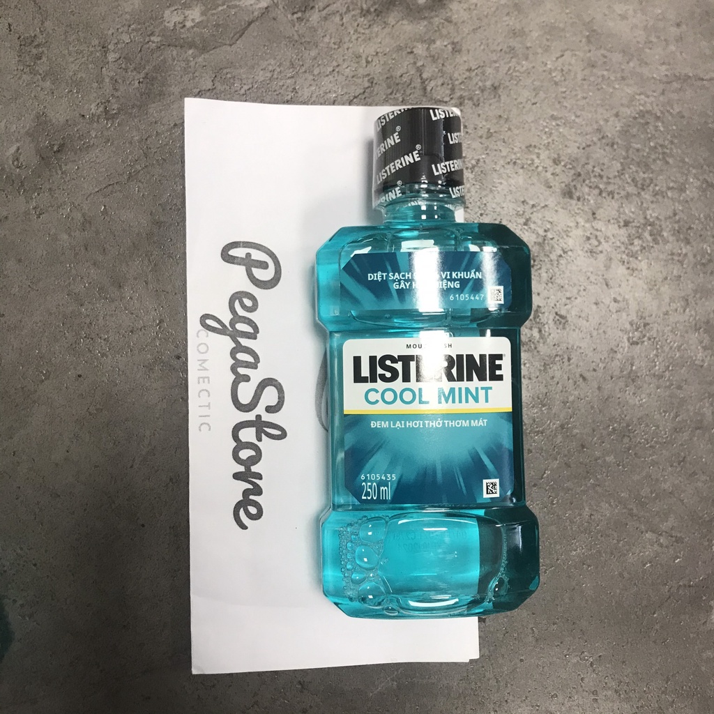 Nước súc miệng Listerine nước xúc miệng Cool Mint loại lớn750ml /chai nhỏ 250ml / LISTERINE KHÔNG CAY Cool Mint Zero