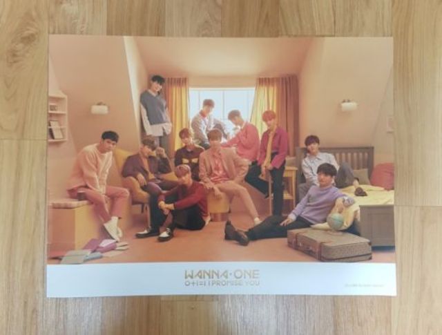 Wanna One poster hàng chính hãng từ Undivided, To be one, I promise you