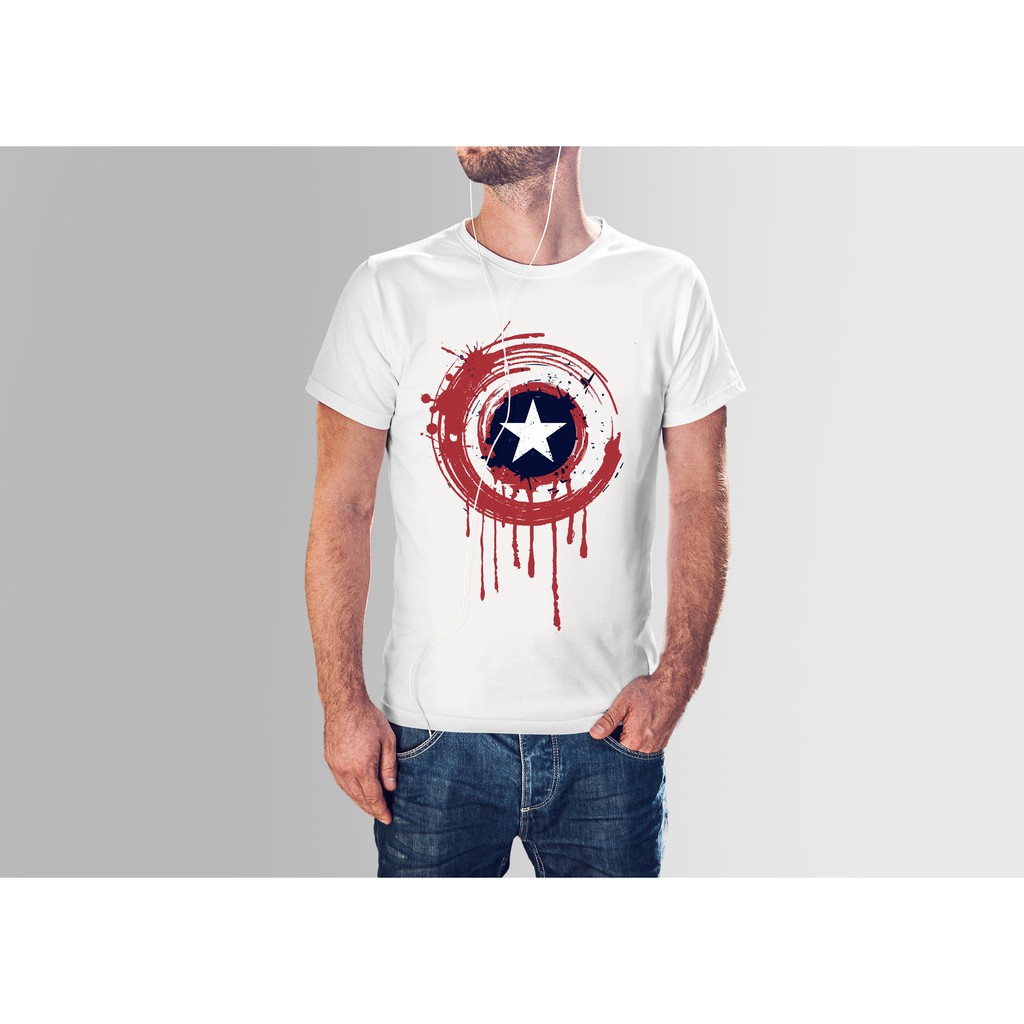 Áo phông Captain America Shield