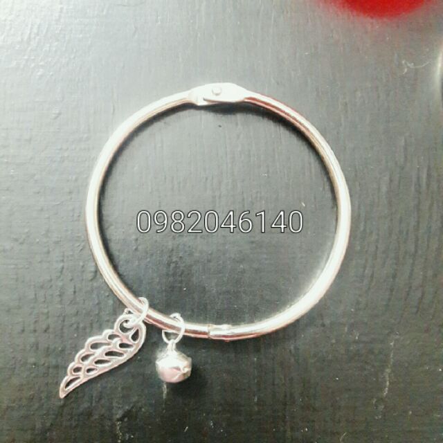 Kiềng tay inox lá rỗng