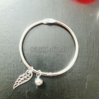Kiềng tay inox lá rỗng