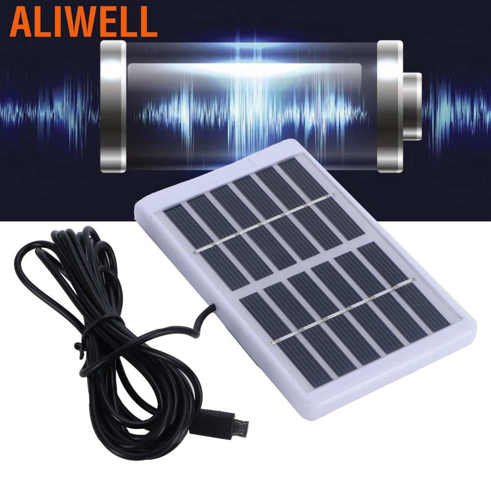 Tấm sạc năng lượng mặt trời 1.2W 6V cổng USB đa tinh thể tiện lợi