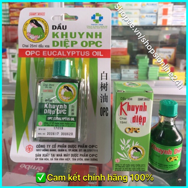 {✅chính hãng} Dầu Khuynh Diệp OPC (date mới)