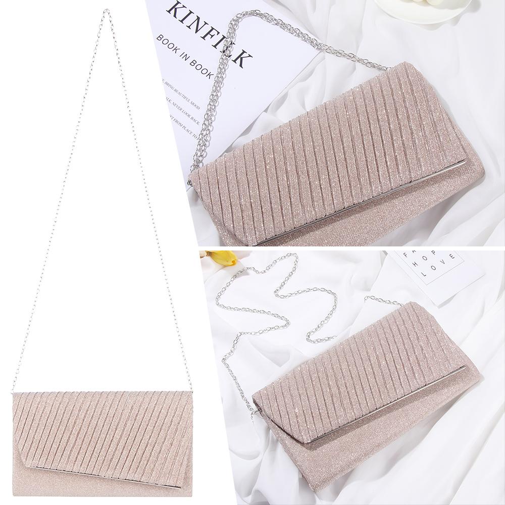 Ví Cầm Tay Satin Sang Trọng Cho Nữ Dự Tiệc