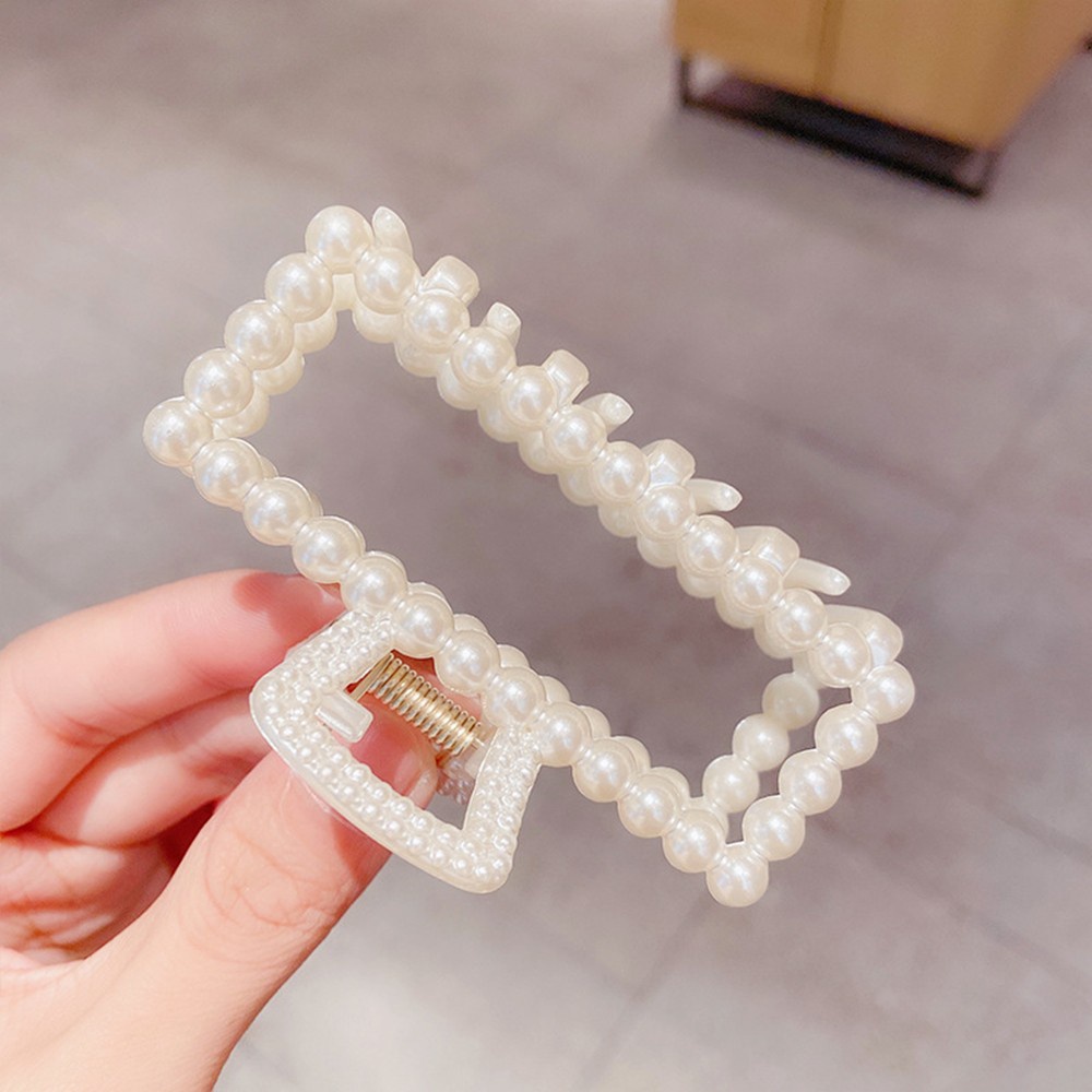 Kẹp Tóc Hình Cá Mập / Vuông Đơn Giản Phong Cách Hàn Quốc Nhật Bản ins Thời Trang Cho Nữ