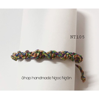 Vòng tay handmade dạng xoắn đi biển (Mã NT104)