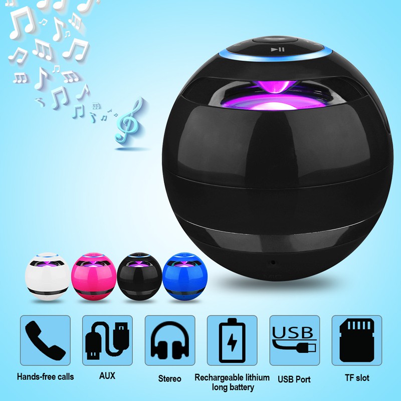 Loa Trứng Bluetooth 360 - Model GS009 (đen)