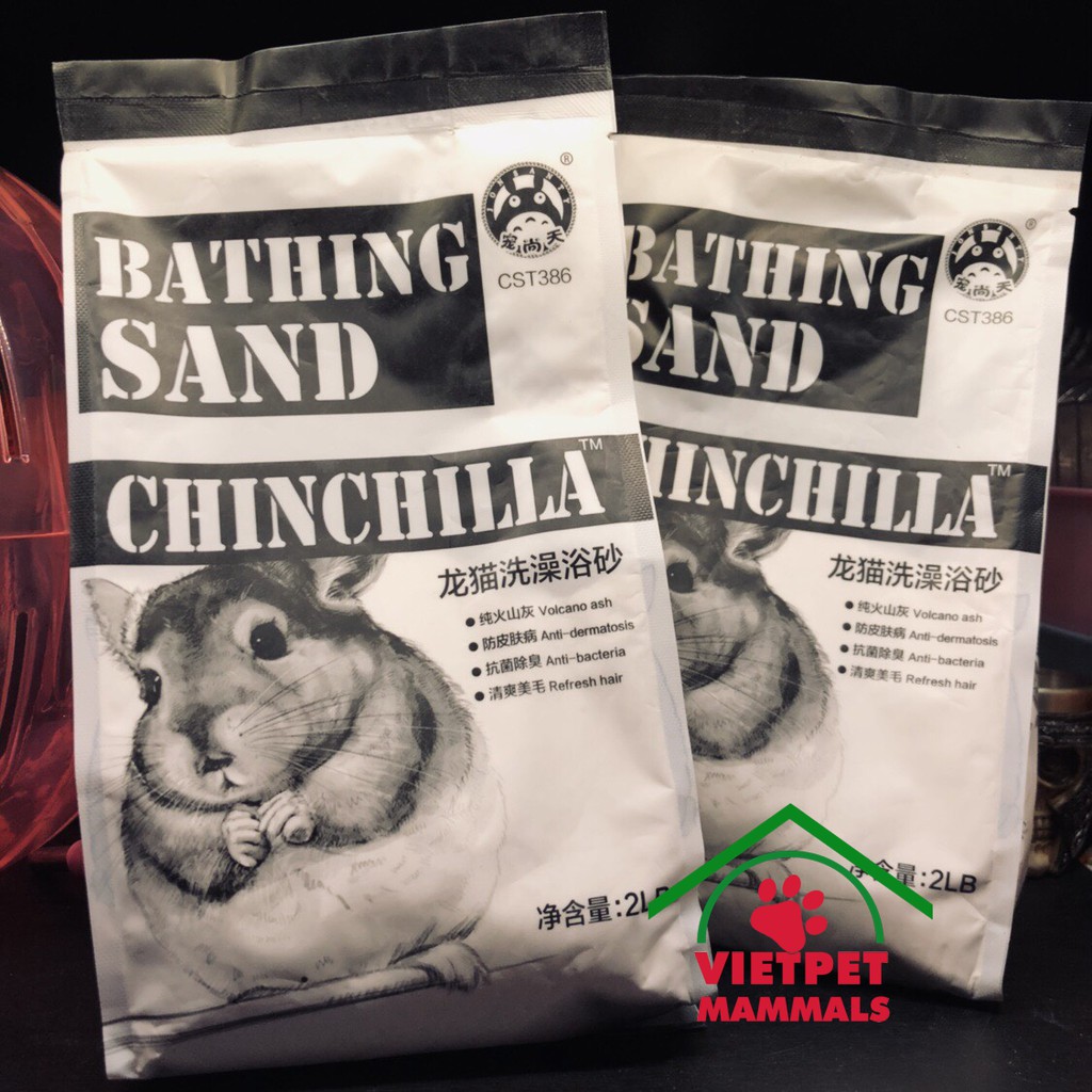 Cát tắm tro núi lửa cho Chinchilla - Bathing Sand Chinchilla