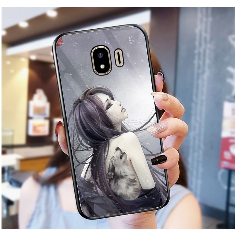 Ốp Lưng SAMSUNG GALAXY J2 PRO, J4 2018 Ốp kính bóng cao cấp mới nhất