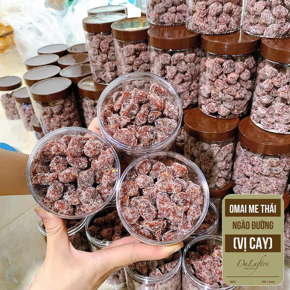 Me cay ngào đường muối ớt 500g.