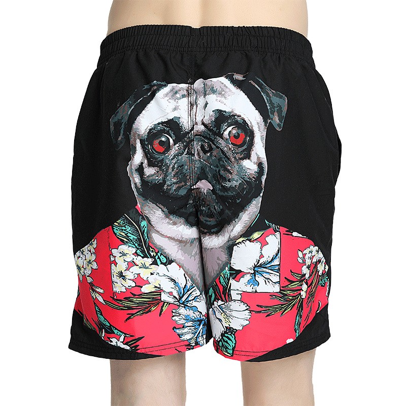 Quần Đi Biển Đôi SZone Black Pug SQ220