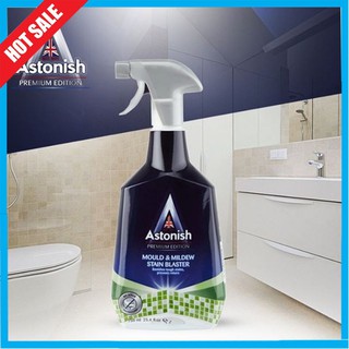 Tẩy đa năng Astonish Bình xịt vệ sinh, nhà tắm Astonish, xịt tẩy nấm mốc, nước lau kính Astonish 750ml, Hàng chính hãng