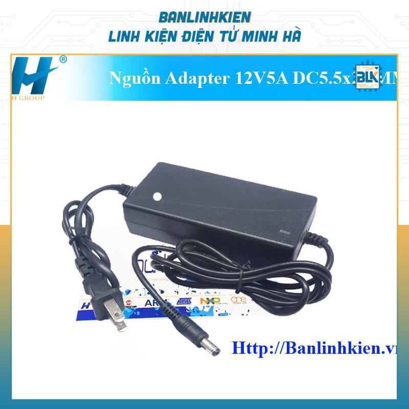 Nguồn Adapter 3V, 5V, 9V, 12V, 24V DC5.5x2.1 Loại Sịn