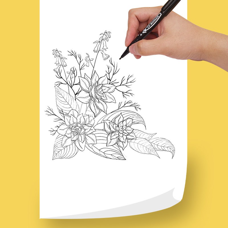 Bút lông dầu hai đầuMực Vĩnh Cửu Hai Đầu Chống Thấm Nước,bút CD