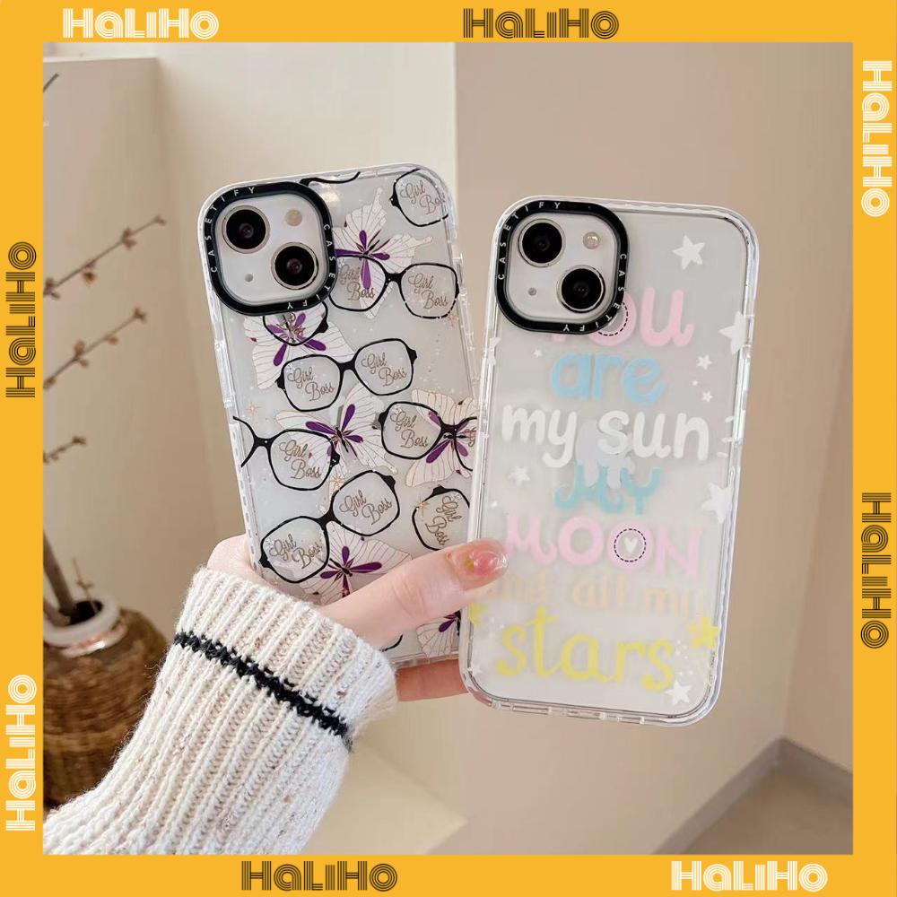 iPhone Case Silicone Soft Case Clear Case Thickened Shockproof Protection Camera English Butterfly Compatible with For iPhone 11 iPhone 13 Pro Max iPhone 12 Pro Max iPhone 7Plus xr