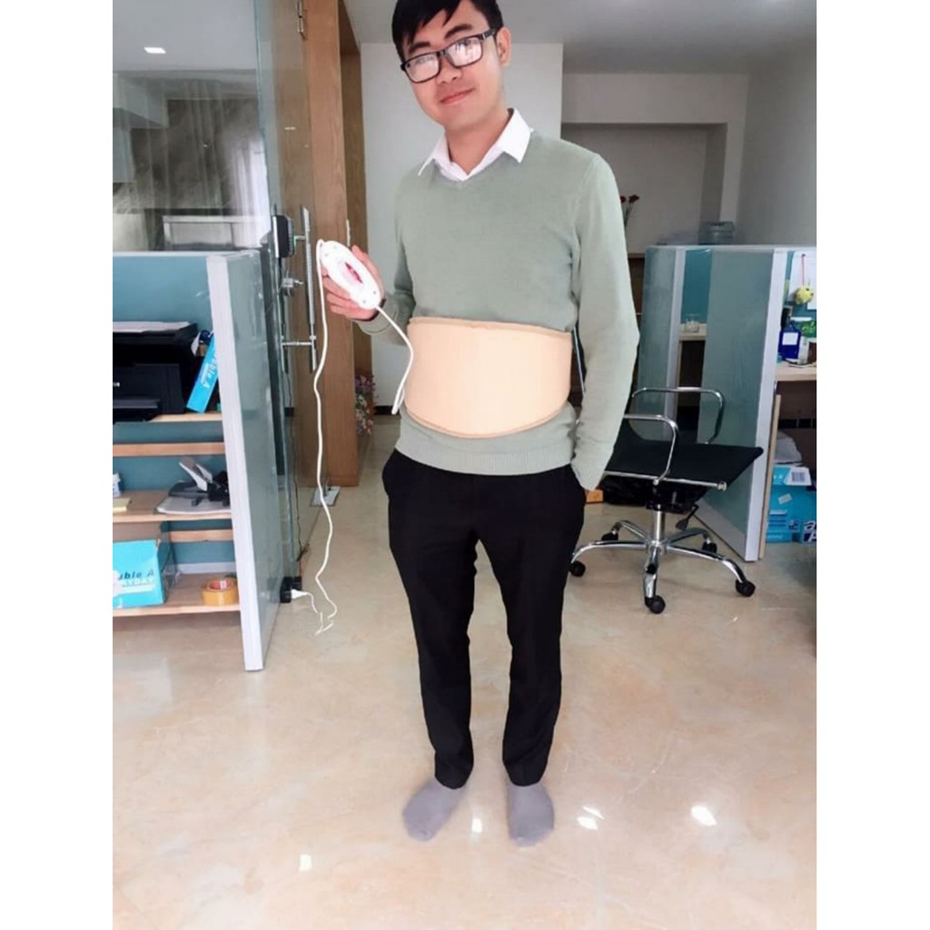 Đai quấn nóng giảm mỡ bụng Sauna Belt Chính hãng, Bảo hành đổi mới 12 tháng