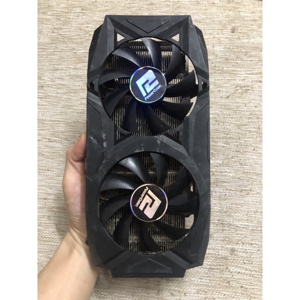 Bộ tản nhiệt và fan cho vga pơwer rx580 tâm ốc 53mm