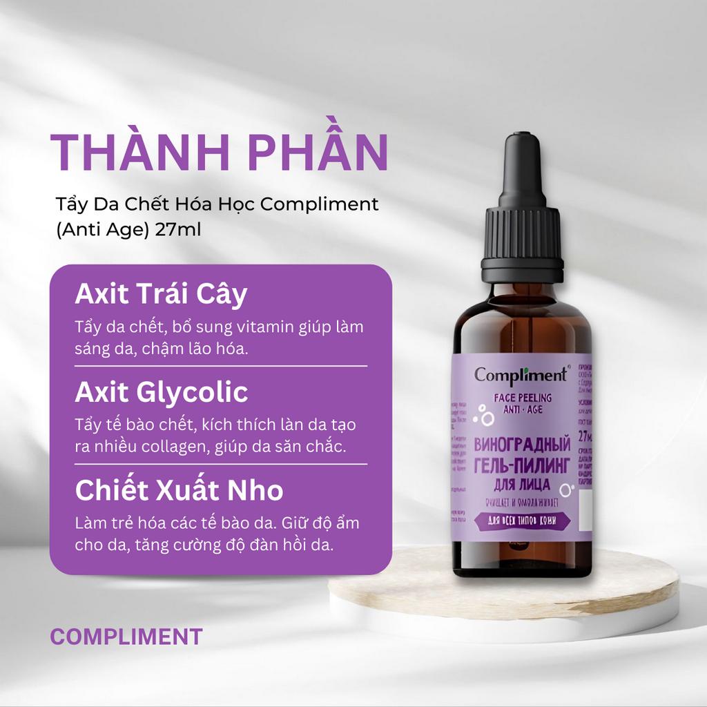 Tẩy Da Chết Hoá Học Peel Da Compliment Anti Age Phục Hồi Và Chống Lão Hoá Da 27ml