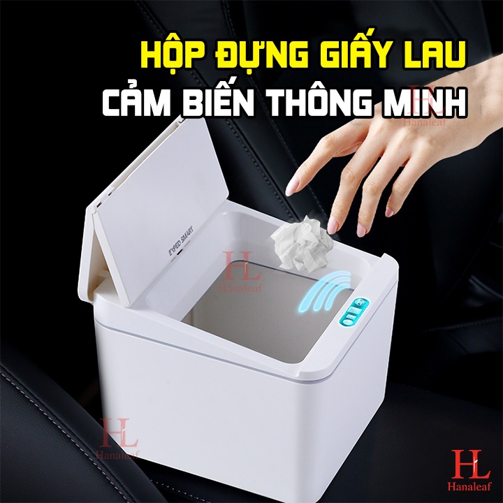 Hộp đựng giấy ăn tự động mở nắp bằng cảm biến, hộp đựng giấy cảm biến thông minh