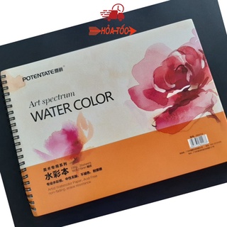 Sổ vẽ màu nước Potentate dạng lò xo 230gsm hạt thô Rough