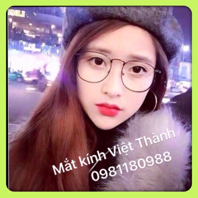 [giá sỉ] mắt Kính teen có 3 MÀU kính mắt cận ngố kính mắt mèo vintage giả cận KL0