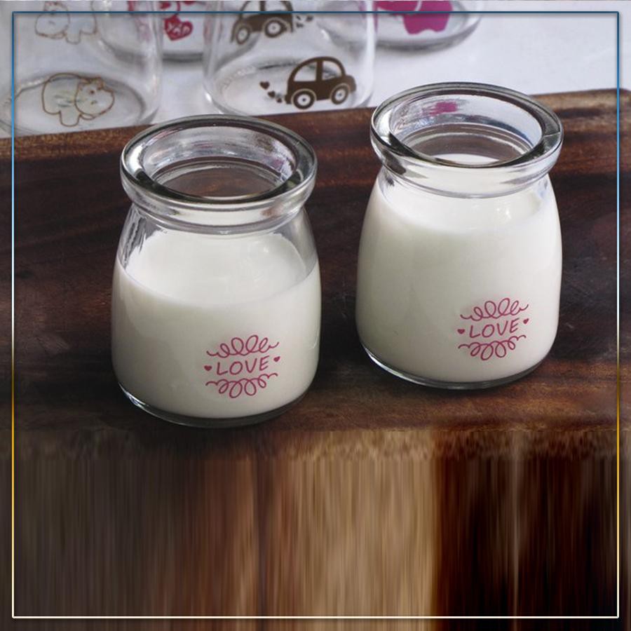 Bộ 12 Hũ Thủy Tinh Làm Sữa Chua - caramen